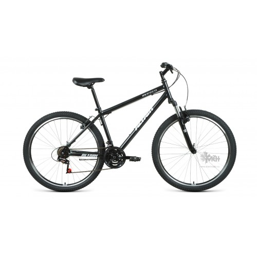 Велосипед 27,5"" ALTAIR MTB HT 1.0 рост 17"", 21ск., чёрный/серебристый