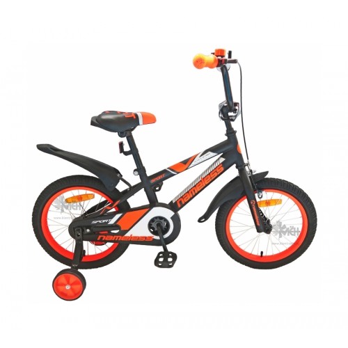 Велосипед 12"" NAMELESS Sport чёрный/оранжевый