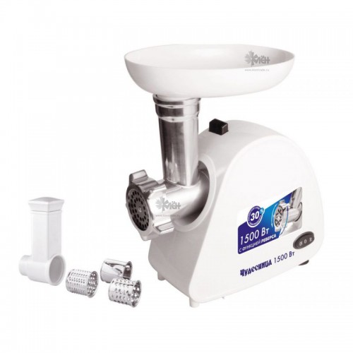 Мясорубка Чудесница ЭШМ 1500-24 с овощерезкой, белый