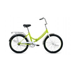 Велосипед 24"" FORWARD Valencia 1.0 складная рама, рост 16"", 1ск., зелёный/серый