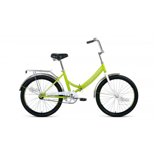 Велосипед 24"" FORWARD Valencia 1.0 складная рама, рост 16"", 1ск., зелёный/серый