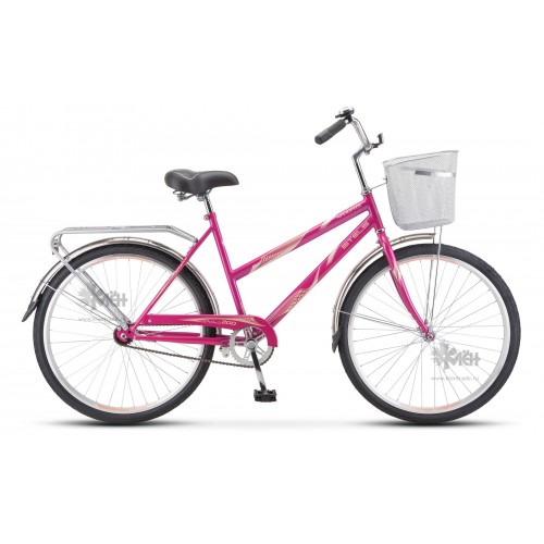 Велосипед 26"" STELS Navigator 200 Lady женск.рама, +корзина, рост 19"", малиновый