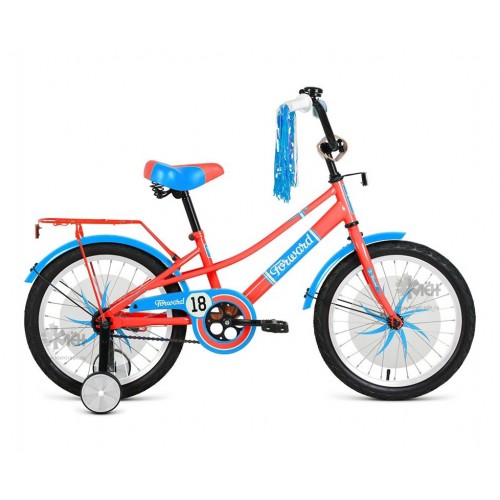 Велосипед 20"" FORWARD Azure рост 10,5"", коралловый/голубой