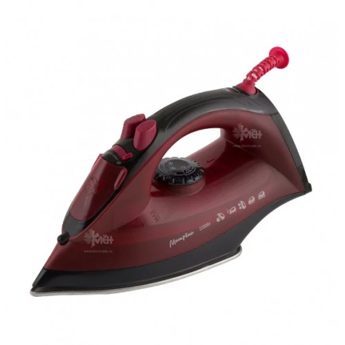 Утюг МАТРЕНА МА-047 вишнев нерж 6389 Утюг МАТРЕНА МА-047 вишнев нерж 6389