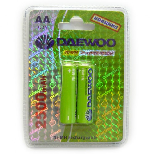 Аккумулятор DAEWOO 2500mAh AA BL-2