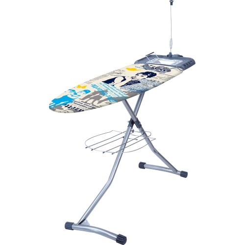 Гладильная доска Nika Верона 1 ДВ1 металл, 1220х420мм, европодстав., подрукав., эл.удлин.2,2м, полка