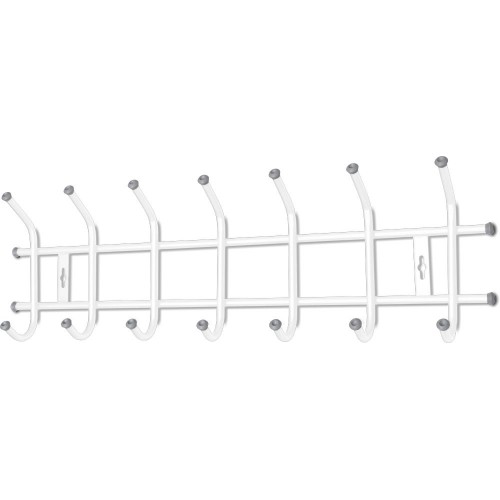 Вешалка настенная Nika 7 крючков ВНТ7 белый