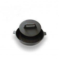 Сковорода-гриль чугунная d28см. Камская Гу8063 чугунн. крышка Сковорода-гриль чугунная d28см. Камская Гу8063 чугунн. крышка