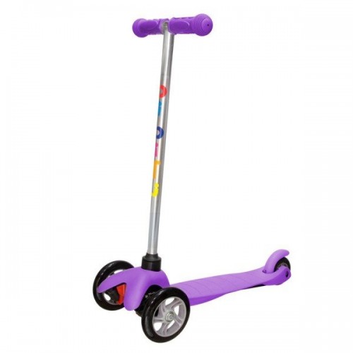 Самокат 3-ёх кол. BIBITU SWEET SKL-06A руль 64см., до 25кг., фиолетовый