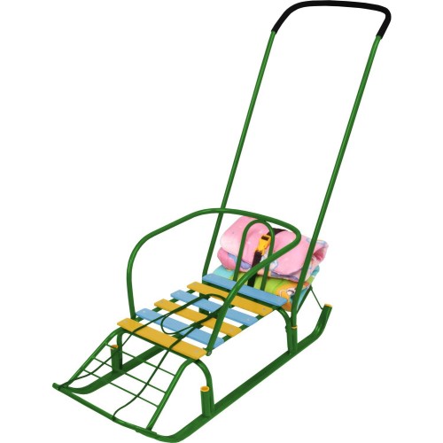 Санки дет.Тимка 7 Т7 синий ручка, спинка