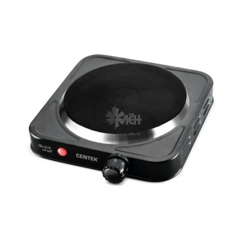 Плитка электрическая 1к.CENTEK CT-1506 Black