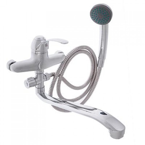 Смеситель д/ванны СоюзКран с длинн.изливом, с душевым комплектом 567-029