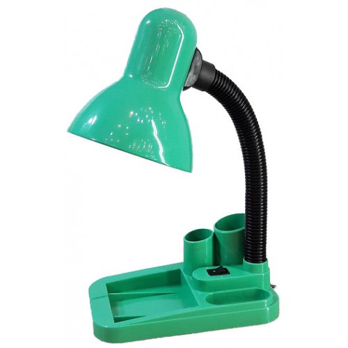 Светильник настольный Уютель UT-220 E27 60W, с пеналом, зелёный