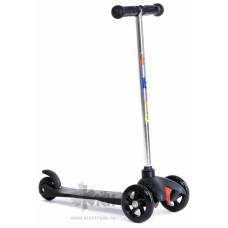 Самокат 3-ёх кол. BIBITU SWEET SKL-06A руль 64см., до 25кг., чёрный