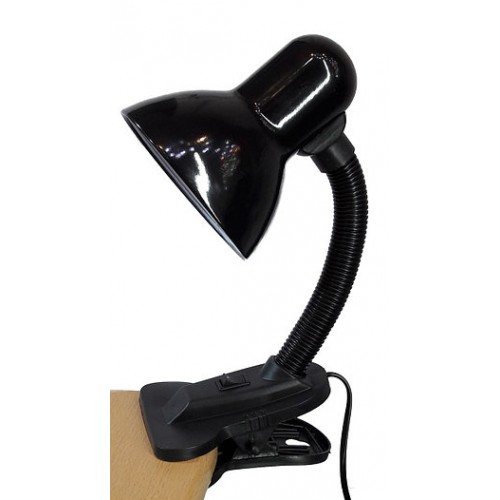 Светильник-прищепка Уютель UT-123C Е27 60W, шнур 1,5м., чёрный