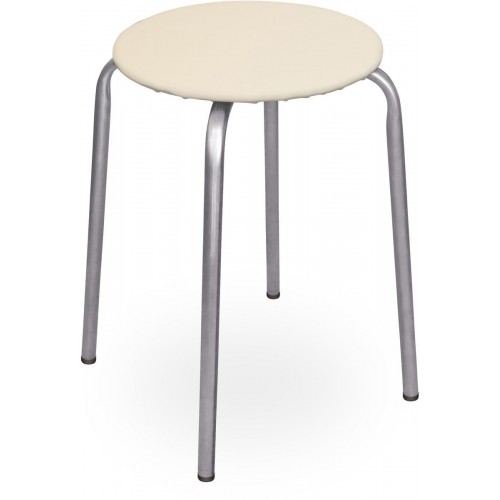 Табурет Nika Эконом ТЭ2/СК слоновая кость