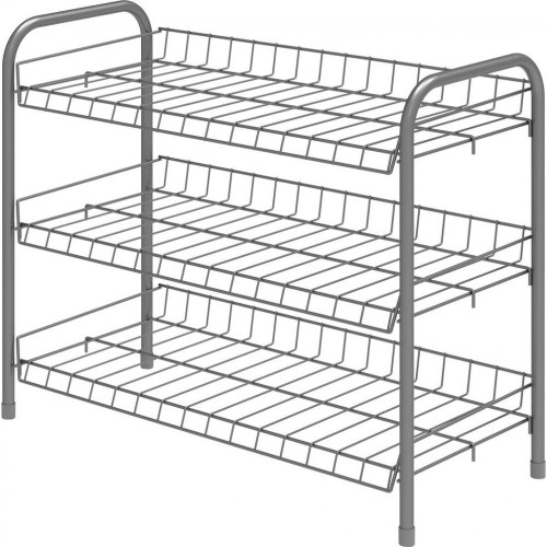 Этажерка для обуви Nika ЭТ5/С серебряный