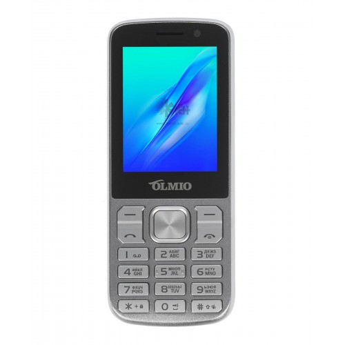 Телефон Сотовый Olmio M22 серебро