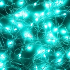 Гирлянда эл. Сноу Бум Вьюн 100LED-милк 9м. аква 8реж. прозр.провод. 384-058