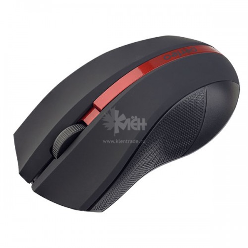 Мышь беспроводная Perfeo VERTEX PF-A4779 черная/красная 3кн.