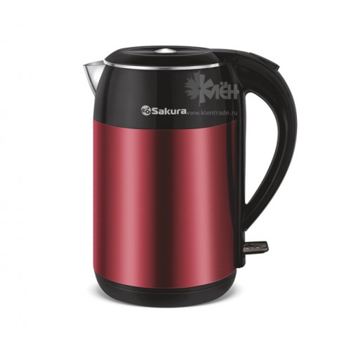 Чайник SAKURA SA-2154MR (1,8л.) красн /мет черн