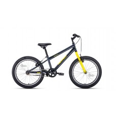 Велосипед 20"" ALTAIR MTB HT 1.0 рост 10,5"", 1ск., серый/жёлтый