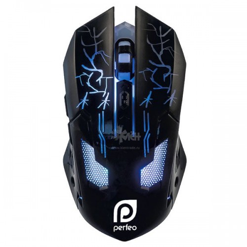 Мышь Perfeo QUEST PF-5021-GM черная ИГРОВАЯ 6кн. Мышь Perfeo QUEST PF-5021-GM черная ИГРОВАЯ 6кн.