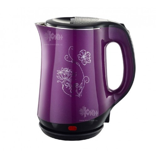 Чайник ДОБРЫНЯ DO-1244 фиолет (1,8л.) двойная стенка