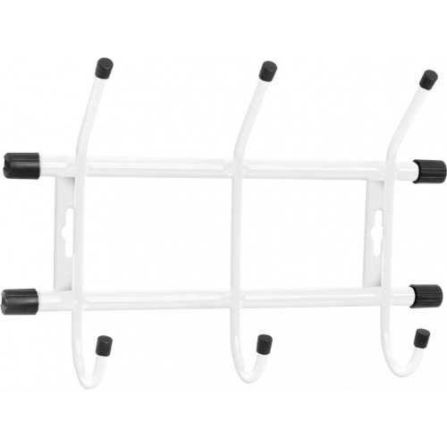 Вешалка настенная Nika 3 крючка ВН3/Б белый