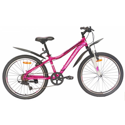 Велосипед 24"" NAMELESS S4100W рост 13"", 21ск., розовый/чёрный