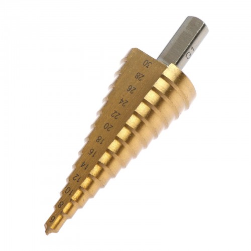 Сверло ступенчатое STRONG GTM-52906030 6-30мм цилиндрический хвостовик