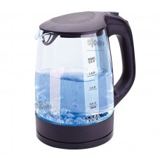 Чайник DELTA LUX DL-1058В 2л. 2200Bт. стекло./черн