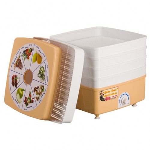 Электросушилка Дива-Люкс 5 решёток (квадр.) ч/б уп.