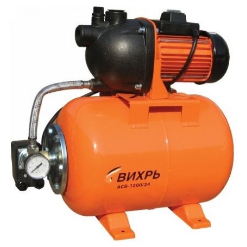 Станция водоснабжения Вихрь АСВ-1200/24 1200Вт., корус пласт., напор 40м.