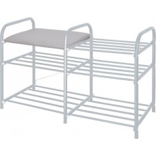 Этажерка для обуви Nika Люкс3 ЭТЛ3/С серый