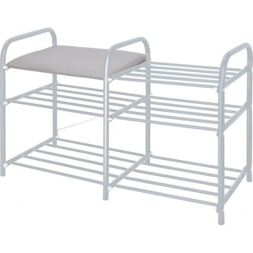 Этажерка для обуви Nika Люкс3 ЭТЛ3/С серый