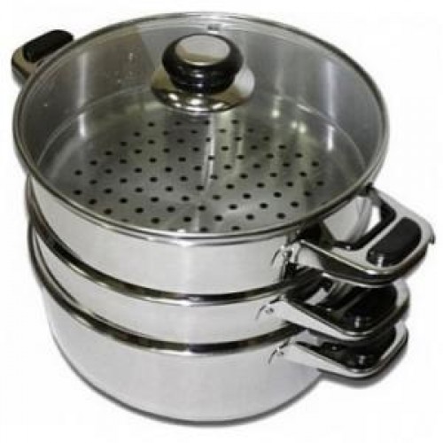 Мантоварка КАТУНЬ КТ-243M 3 секции, D24см.