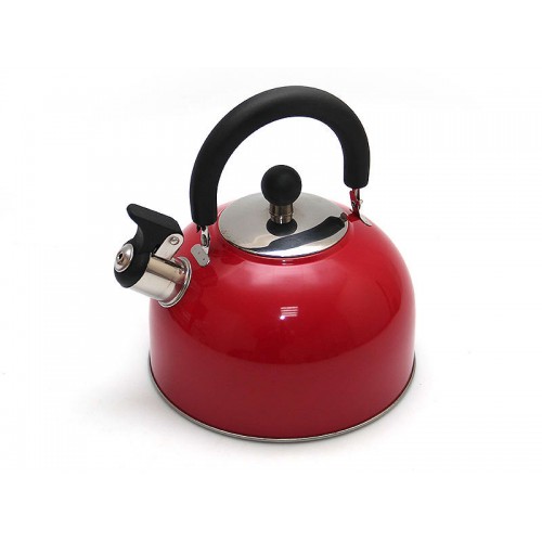 Чайник газовый 2,5л. КАТУНЬ КТ-105K красный