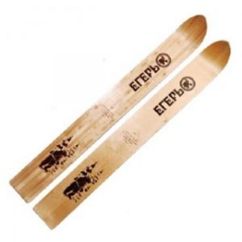 Лыжи промысловые DEER 165*15см дерево-пластик бел.