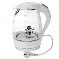 Чайник SAKURA SA-2710W(1,7л.) стекл.подсв