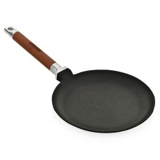 Сковорода чугунная блинная d22см. БИОЛ 04221 съемная ручка Сковорода чугунная блинная d22см. БИОЛ 04221 съемная ручка