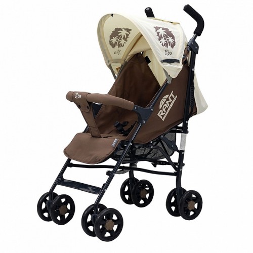 Коляска-трость RIO RA803 brown beige 2шт/уп