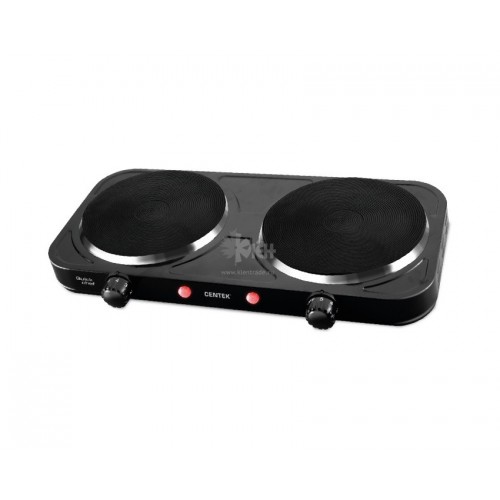 Плитка электрическая 2к.CENTEK CT-1507 черн
