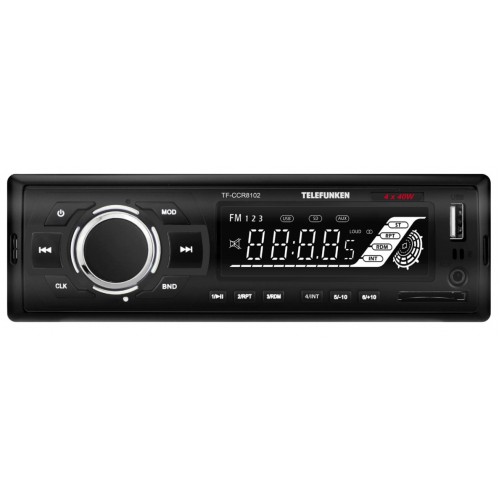 А/магнитола TELEFUNKEN TF-CCR8102 черный