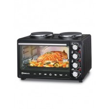 Жарочный шкаф SAKURA SA-7024HBK чёрн. 23л, 2 конф /чугун