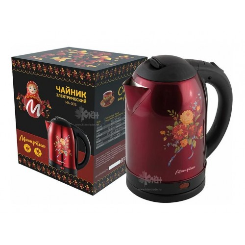 Чайник МАТРЕНА МА-005 красн хохлома 005413