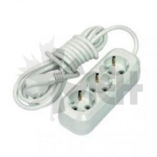 Удлинитель Универсал Е-303 3гн. 5м., с/з, 16А