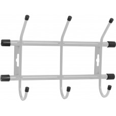 Вешалка настенная Nika 3 крючка ВН3/С серебряный