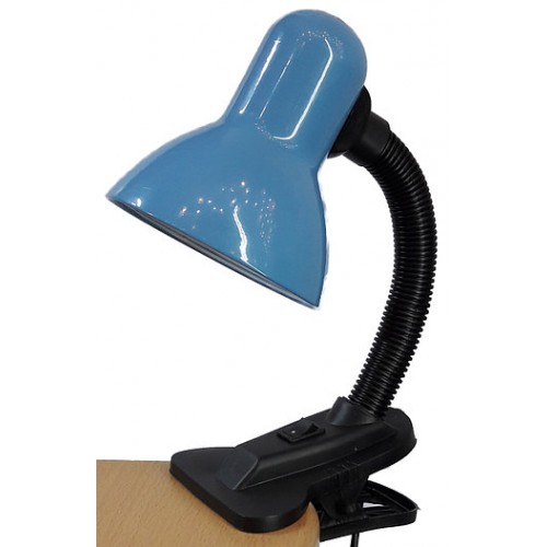 Светильник-прищепка Уютель UT-123C Е27 60W, шнур 1,5м., синий