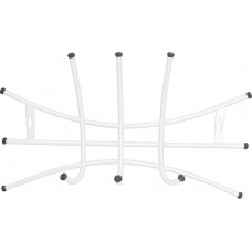 Вешалка настенная Nika 3 крючка Премиум ВНП2 белый